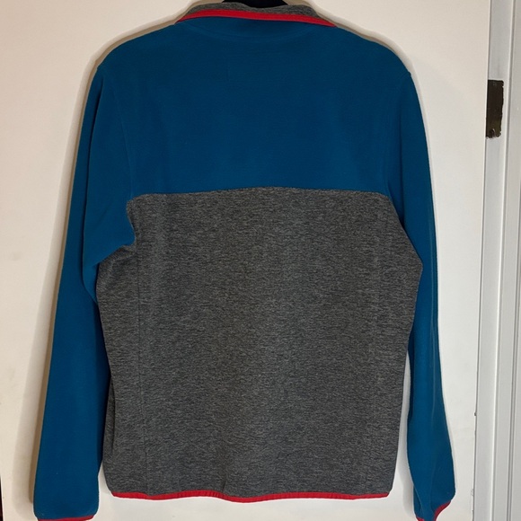 Lands' End Men's Teal and Charcoal Pullover Gorpcore Cabincore - Picture 3 of 3